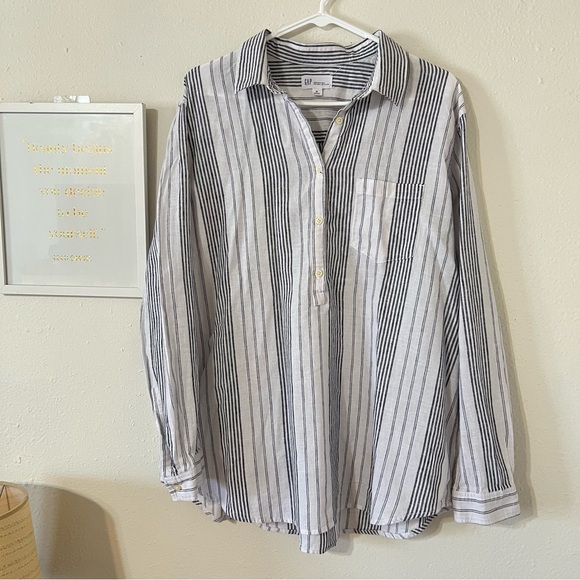 GAP Linen shirt size XL - Picture 3 of 7